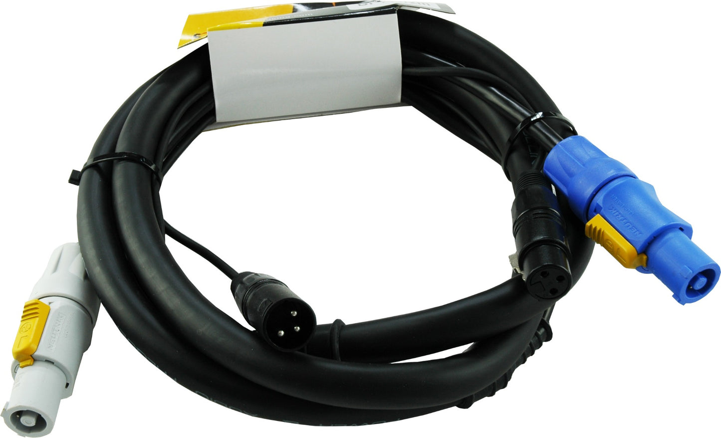 Powercon Neutrik Signal Audio 3pin XLR combo cable 1m