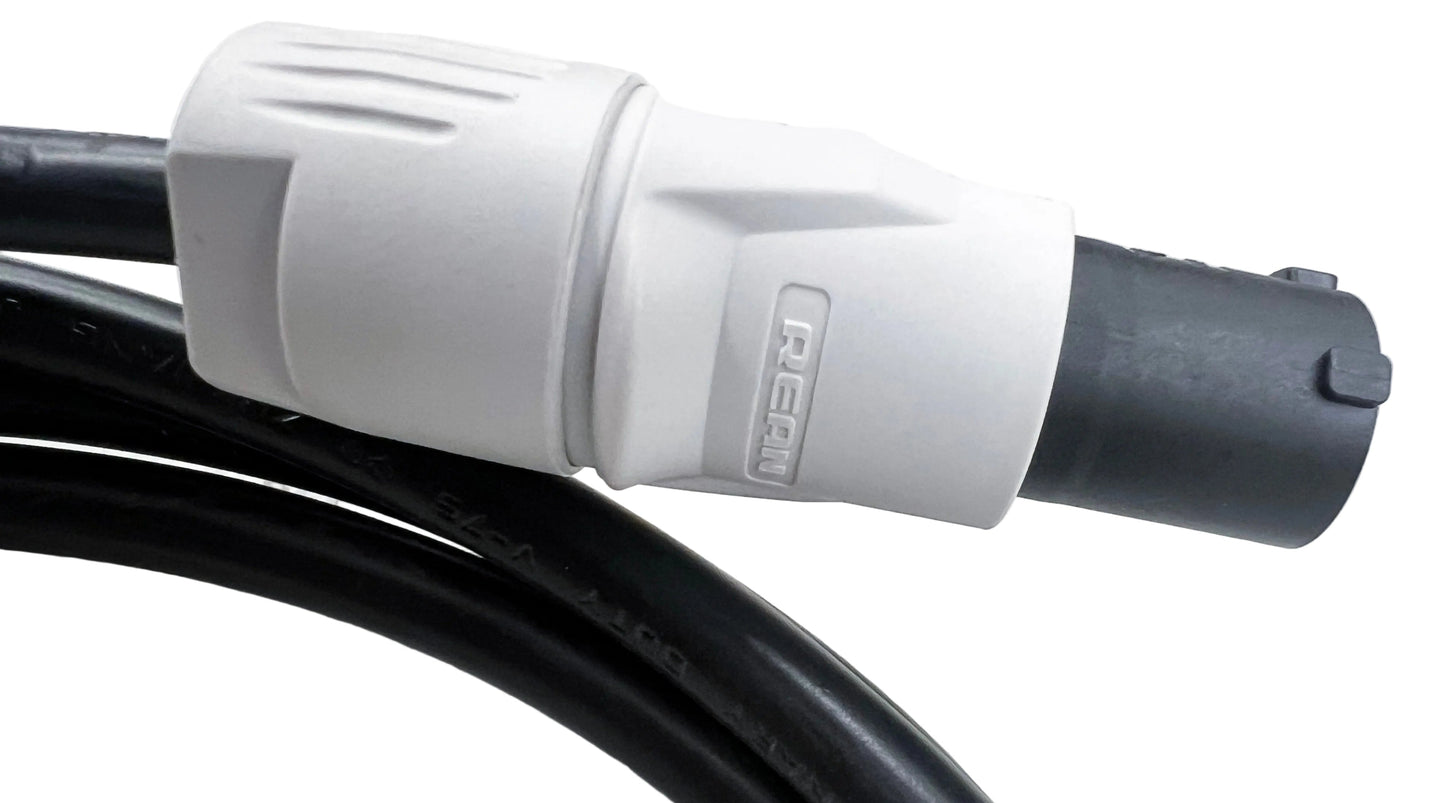 2m PowerCON REAN [blue] to PowerCON  [grey] Link Cable. 0.5 x 3-core cable