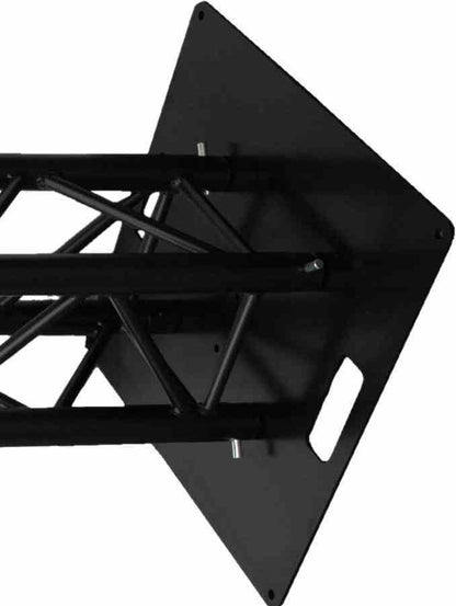 Top Plate Box Support BLACK - 600 x 600 Steel base plate / top plate for 290 box or 290 tri ...