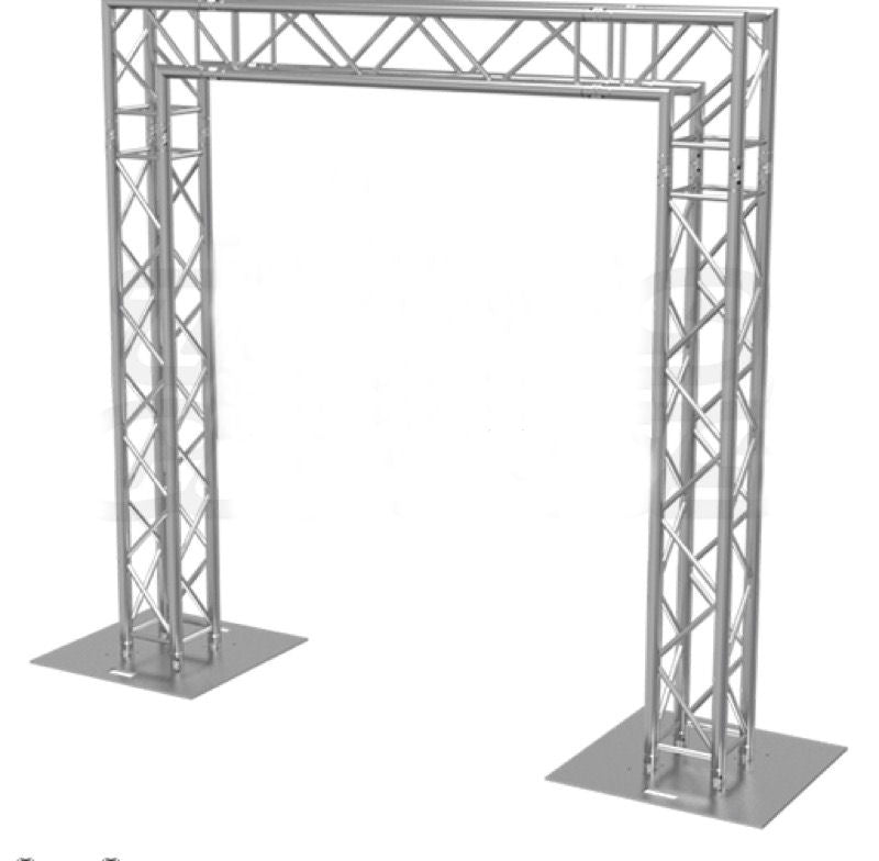 Truss stand 3.5m high x 7m wide - two way 290mm box truss