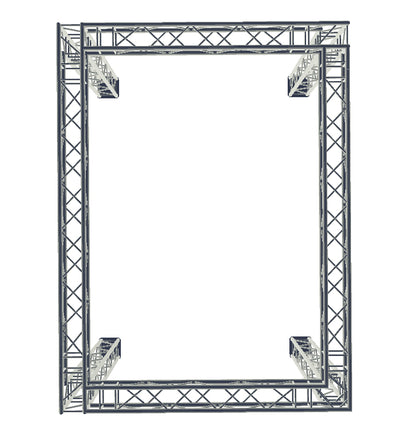 Truss stand - 3.5m high x 6m wide x4m deep four way 290mm box truss
