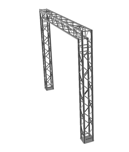 Truss stand 3.5m high x 7m wide - two way 290mm box truss