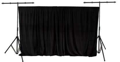 3M MAX HEIGHT TRIPOD LIGHTING STAND AND DRAPE SUPPORT SYSTEM WITH TELESCOPIC CROSS BAR 1.8-3M