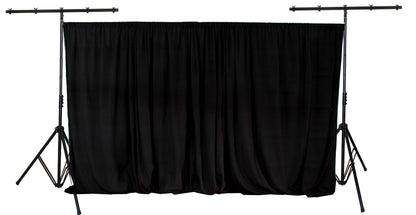 3M MAX HEIGHT TRIPOD LIGHTING STAND AND DRAPE SUPPORT SYSTEM WITH TELESCOPIC CROSS BAR 1.8-3M