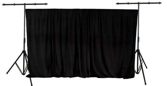 3M MAX HEIGHT TRIPOD LIGHTING STAND AND DRAPE SUPPORT SYSTEM WITH TELESCOPIC CROSS BAR 1.8-3M