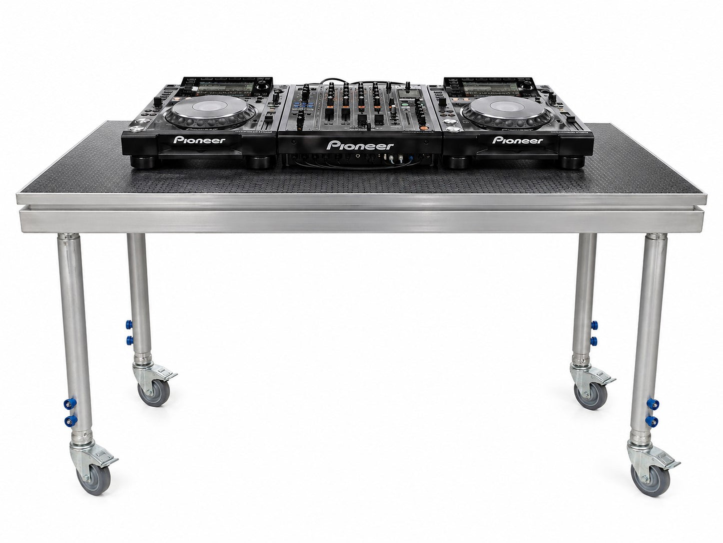 DJ TABLE / Portable stage panel 61cmx 122cm size on castor wheels
