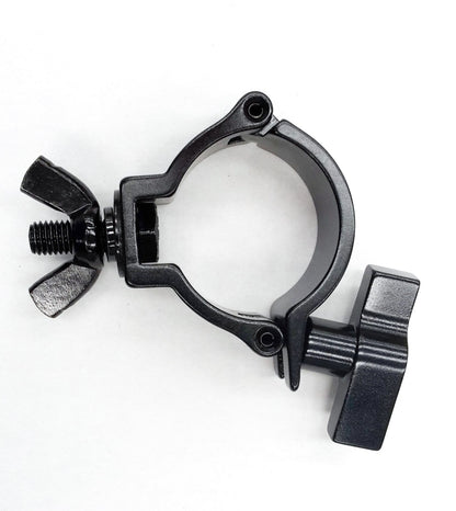 Clamp BLACK - Aluminium coupler suit 50mm truss with wingnut TUV 100kg