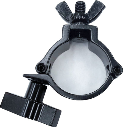 Clamp BLACK - Aluminium coupler suit 50mm truss with wingnut TUV 100kg