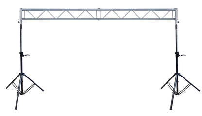 WINCH UP FLAT TRUSS LIGHTING STAND BRIDGE 2.6M HIGH 4M WIDE DRAPE SUPPORT SYSTEM