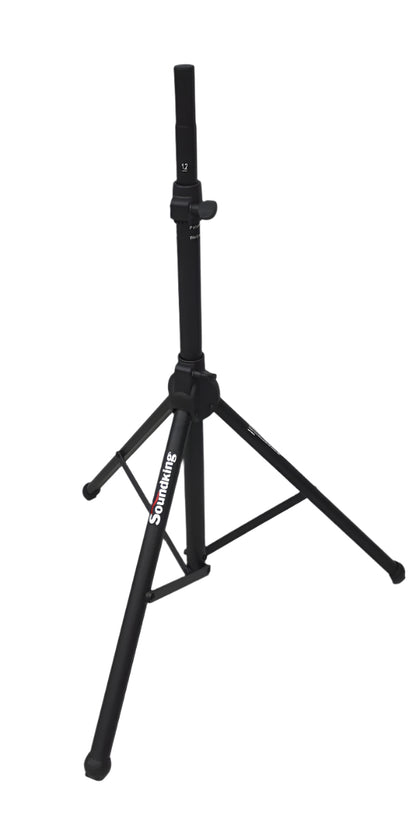 2X SOUNDKING SB309 SPEAKER STAND WITH LIFT ASSITANCE / GAS LIFT WITH CARRY BAG
