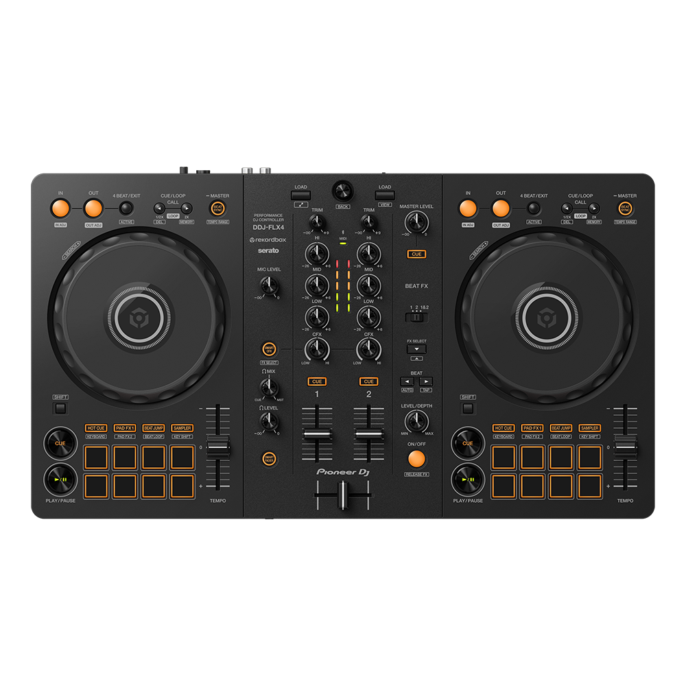 Pioneer DDJ-FLX4 2-channel DJ Controller for Rekordbox an d Serato DJ