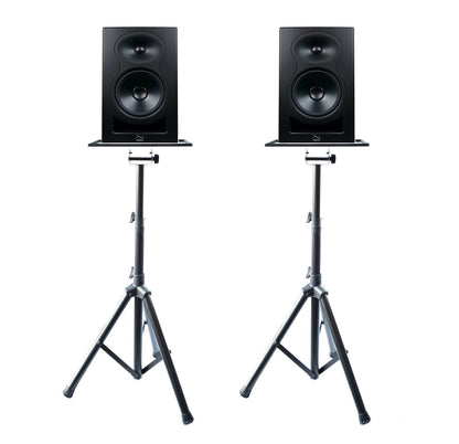 Kali Audio LP6 6″ 2ND WAVE Studio Monitor Pair with Tripod Monitor Stands