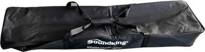 2X SOUNDKING SB309 SPEAKER STAND WITH LIFT ASSITANCE / GAS LIFT WITH CARRY BAG