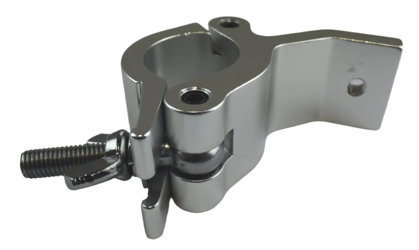 Aluminium wall / ceiling mount  bracket fits 48-51mm pipe 83deg SWL300g
