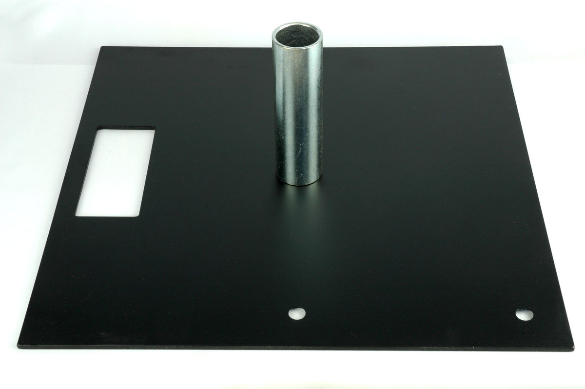 String Plate Pipe 500x500x8mm Base plate with spigot for Pipe and Drape System – JD's ...