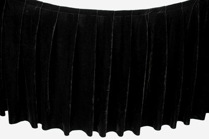 30cm high box pleat stage skirting with Hook & Loop Fastener / price per meter