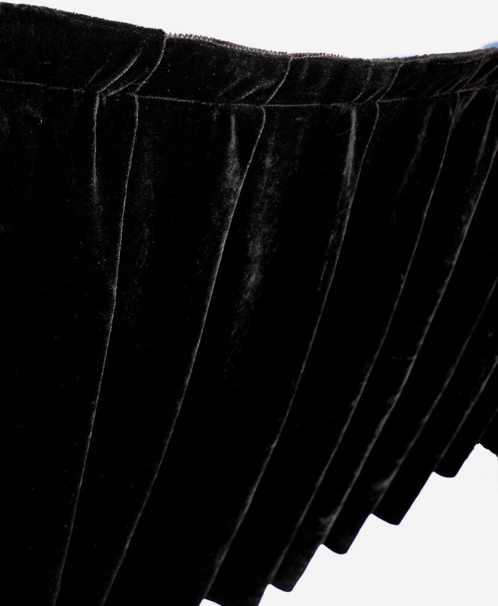 30cm high box pleat stage skirting with Hook & Loop Fastener / price per meter