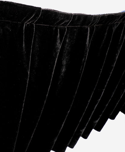 30cm high box pleat stage skirting with Hook & Loop Fastener / price per meter