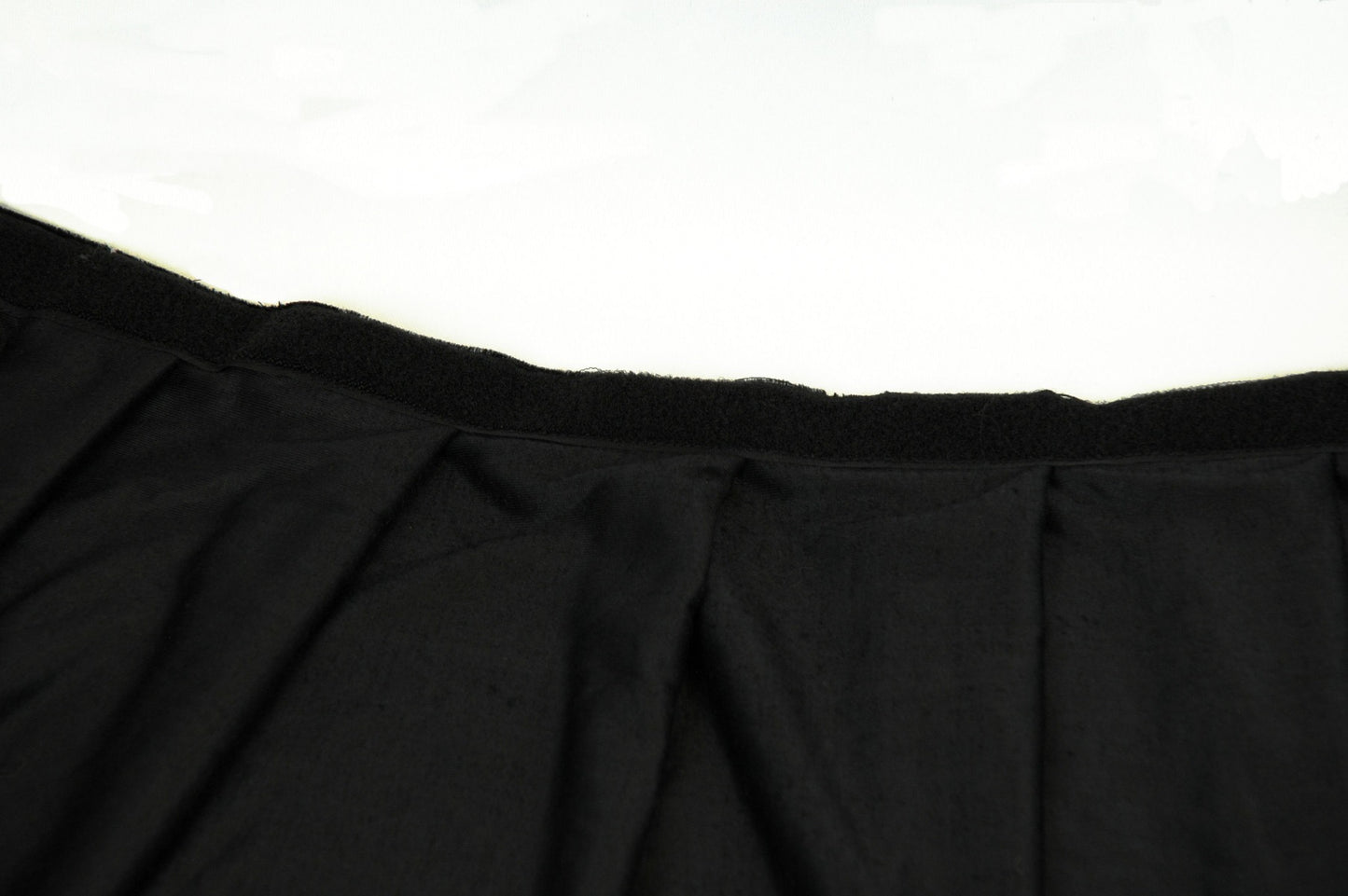 30cm high box pleat stage skirting with Hook & Loop Fastener / price per meter