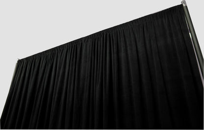 2.4m x 2.4m BLACK Pipe and Drape support system  Event backdrop - 2.4m max height