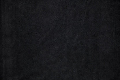 Black 3m drop x 3m width cotton velvet drape - 300gsm