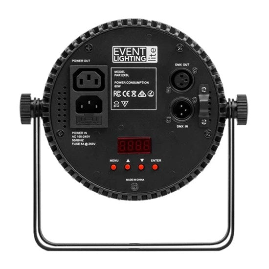 PAR12X8L - PRO PAR 12 X 8W RGBW WITH IR REMOTE