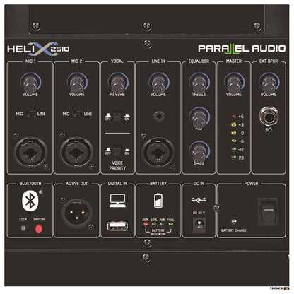 Helix 2510 – 250 Watt High Output, Professional Wireless Portable PA System - BUILD YOUR SYSTEM