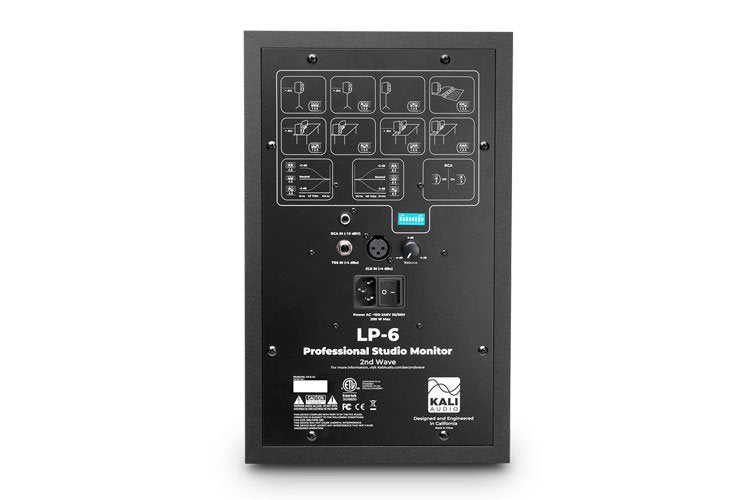 KALI AUDIO LP-6 6.5" 2ND WAVE 2-WAY ACTIVE STUDIO MONITOR (EACH) WHITE