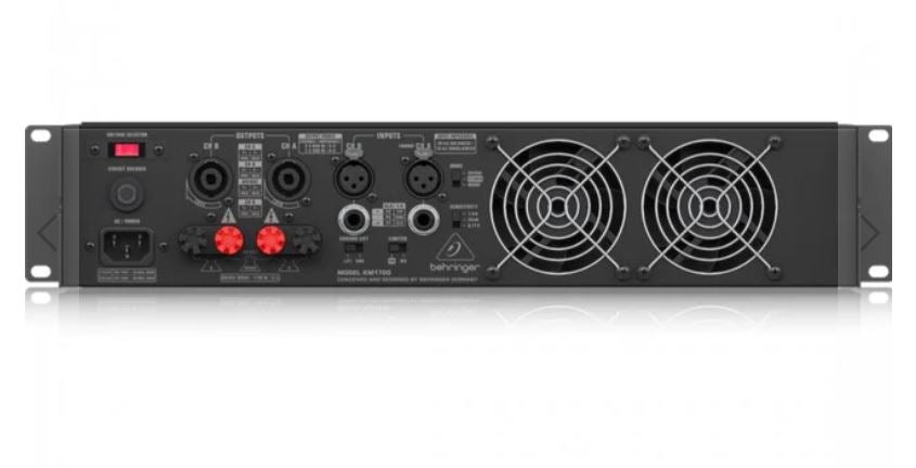 Behringer KM1700 Power Amp Stereo Amplifier 2x800 Watts into 4 Ohms