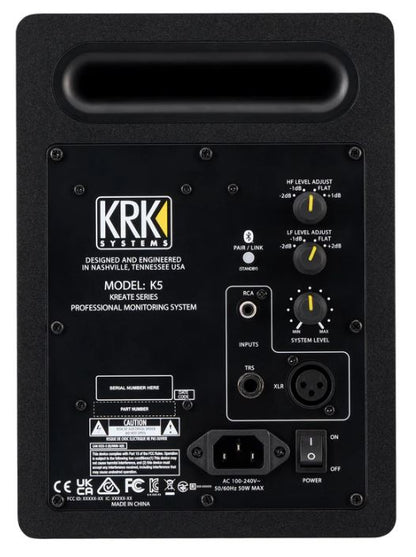 KRK Kreate 5 Powered Studio Monitor Speakers K5 (PAIR)
