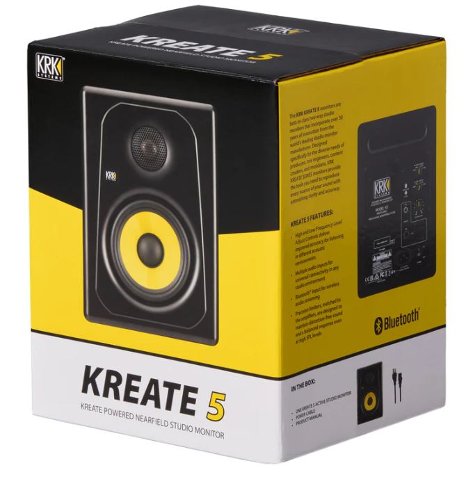 KRK Kreate 5 Powered Studio Monitor Speakers K5 (PAIR)