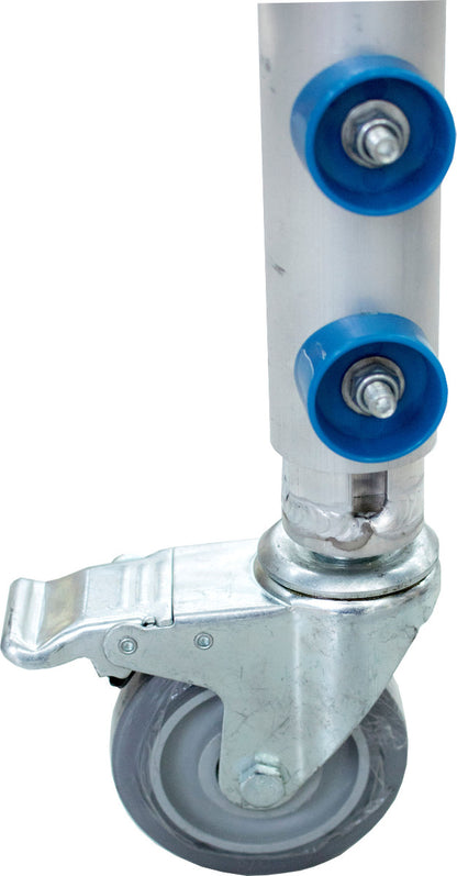 Stage leg adjustable from 0.46M to 0.66M with castor wheel