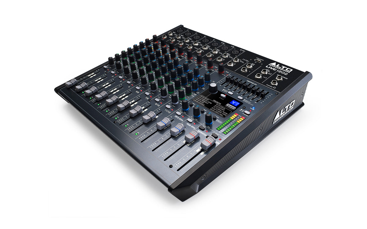 ALTO LIVE 1202 Professional PA Mixer 12-Channel with Digital FX
