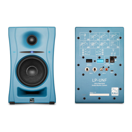 Kali Audio LP-UNF BLUE 2-Way Studio Monitors 4"+1". Bluetooth Onboard PAIR