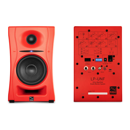 Kali Audio LP-UNF Red 2-Way Studio Monitors 4"+1". Bluetooth Onboard PAIR (Copy)