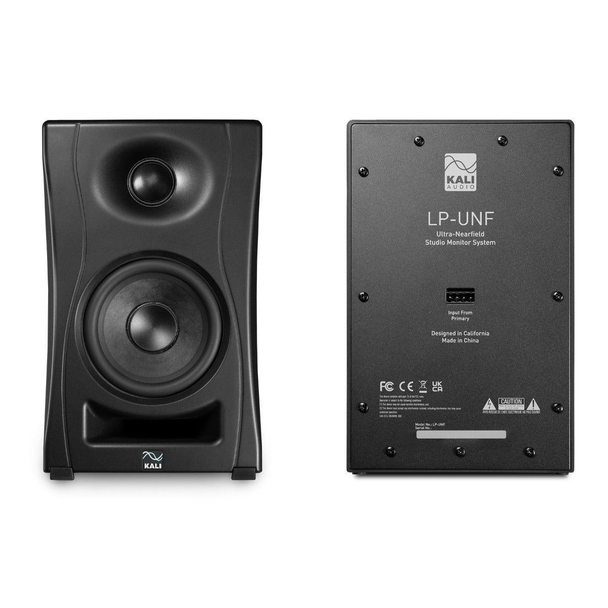 Kali Audio LP-UNF  2-Way Studio Monitors 4"+1". Bluetooth Onboard PAIR