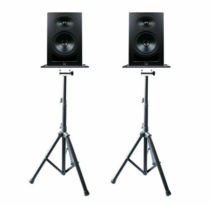 SOUNDKING TRIPOD MONITOR STANDS, TILTABLE AND HEIGHT ADJUSTABLE (PAIR)