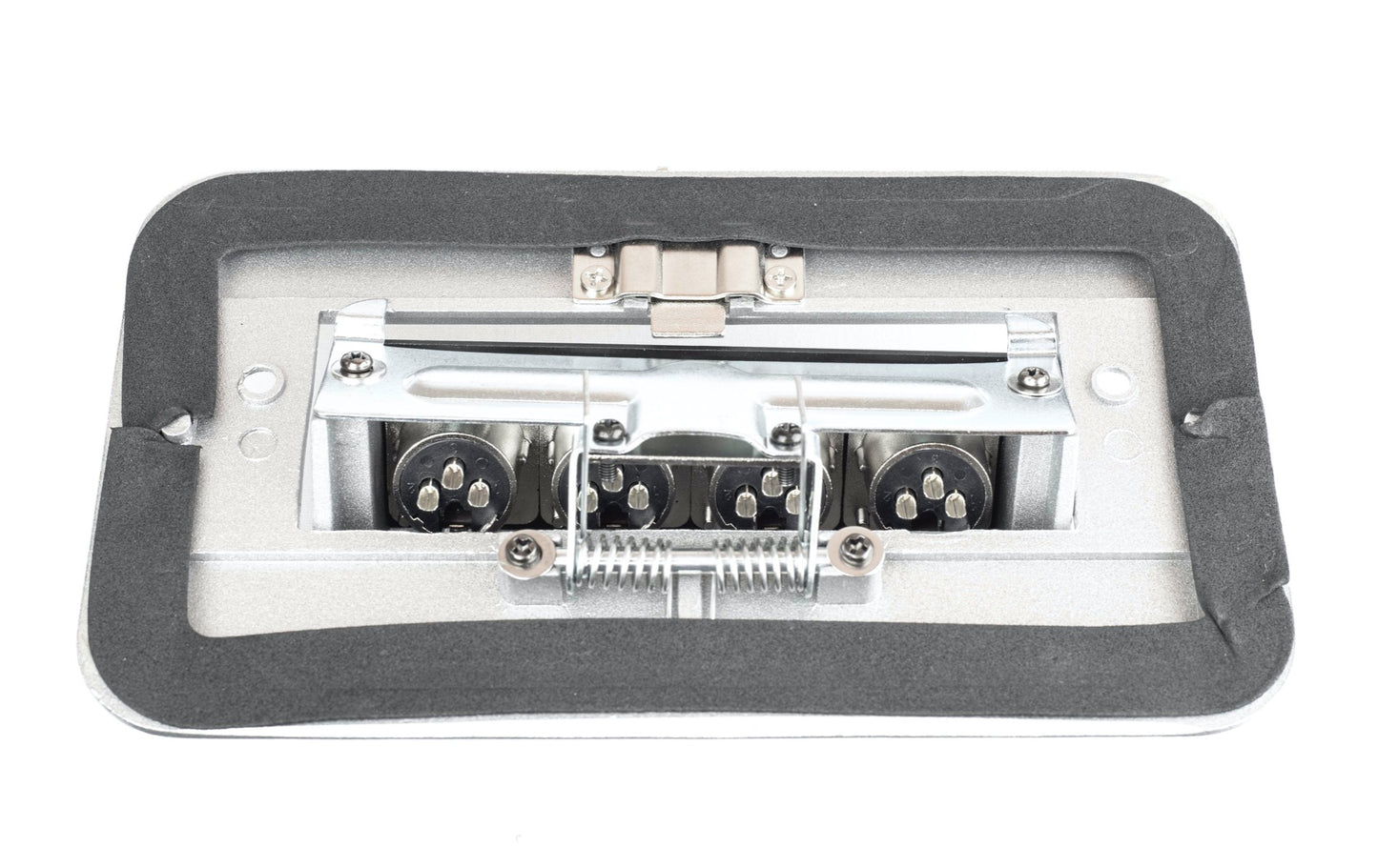 Floor Box with 4x XLR Female Connectors