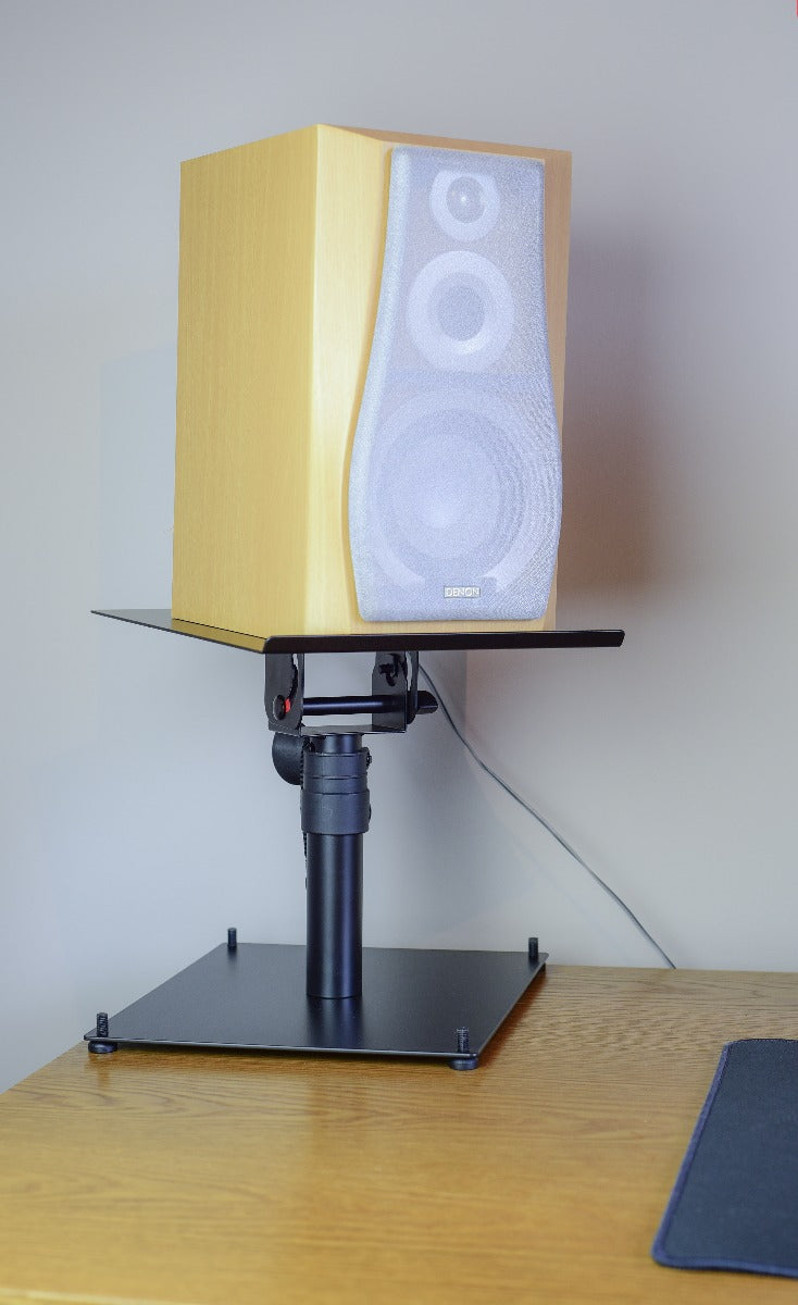 PAIR OF TABLE TOP MONITOR STAND WITH BASE PLATE