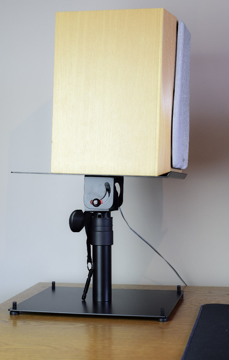 PAIR OF TABLE TOP MONITOR STAND WITH BASE PLATE