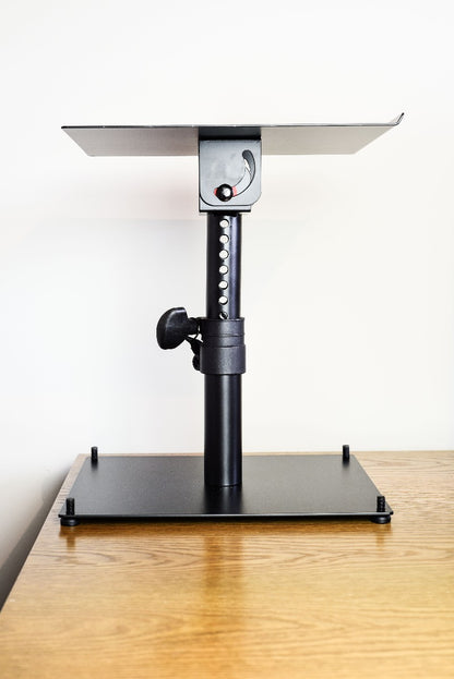 PAIR OF TABLE TOP MONITOR STAND WITH BASE PLATE