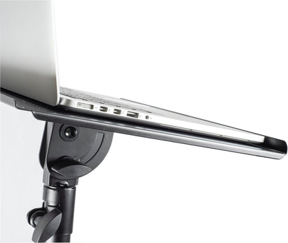 TOP TRAY WITH ADJUSTABLE TILT SOCKET TO SUIT 35MM POLE SPEAKER STAND
