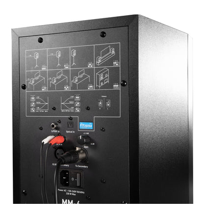 Kali Audio MM-6, Active Multimedia Speaker. 6.5" Woofer with 1" Soft Dome Tweeter w/Remote