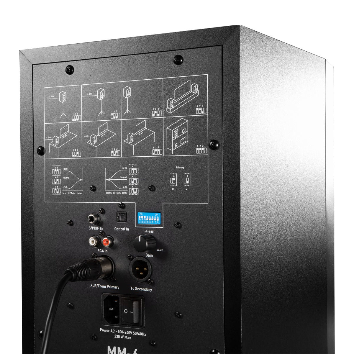 Kali Audio MM-6, Active Multimedia Speaker. 6.5" Woofer with 1" Soft Dome Tweeter w/Remote