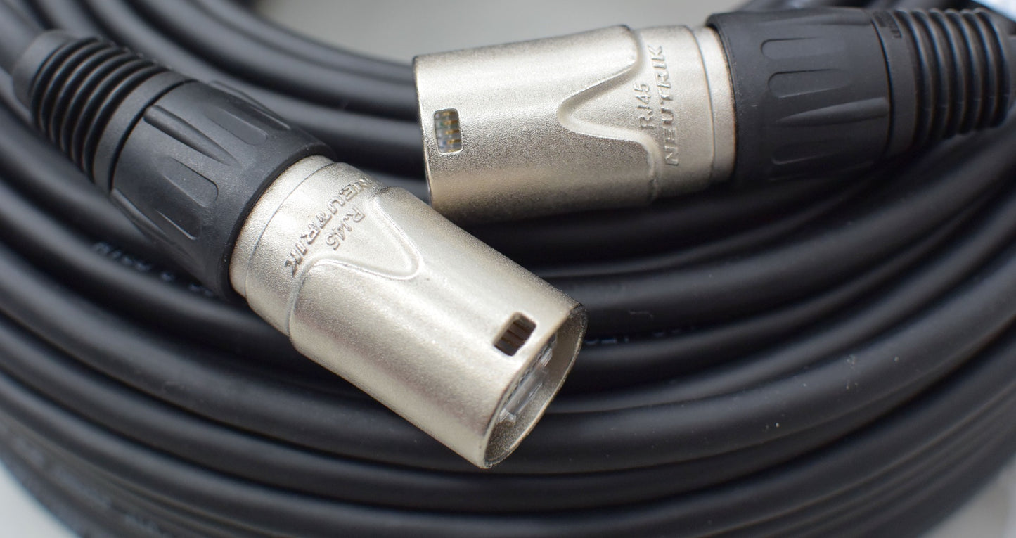 CAT6 20m Shielded Ethercon Cable with Neutrik connectors