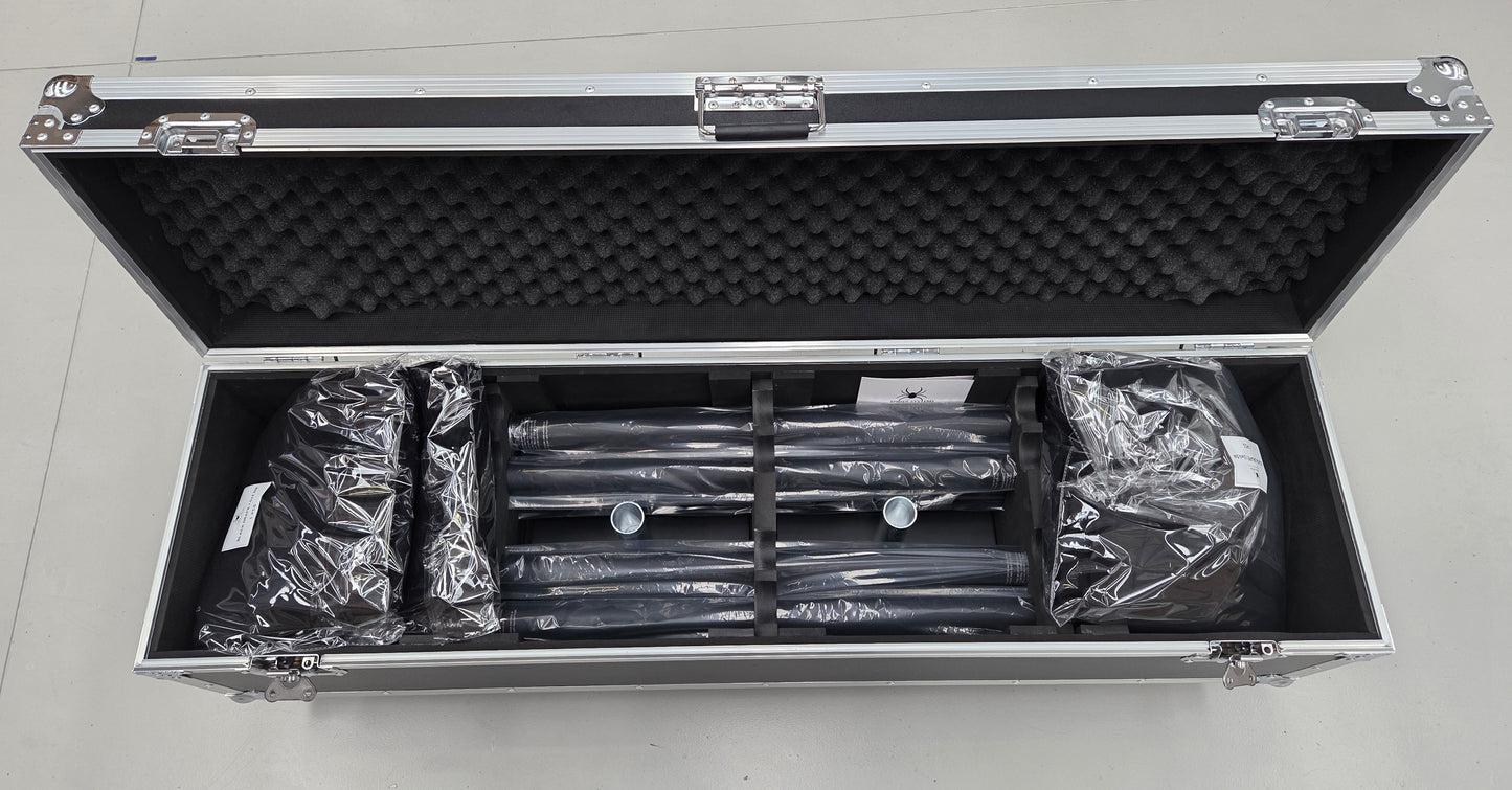 Ops Surround / backdrop kit with drapes includes flight case on wheels