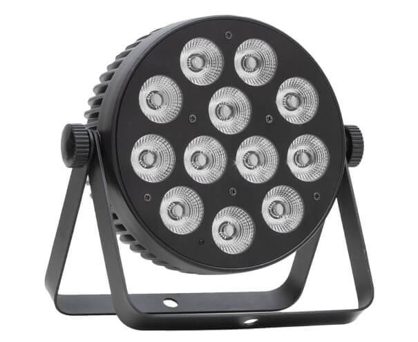 PAR12X12L - 12x 12W LED RGBWAU Parcan with IR Remote