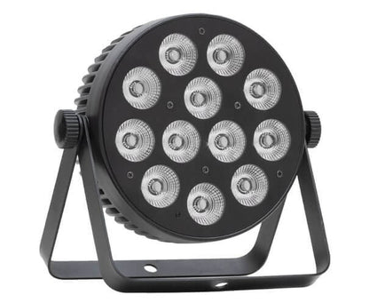PAR12X12L - 12x 12W LED RGBWAU Parcan with IR Remote