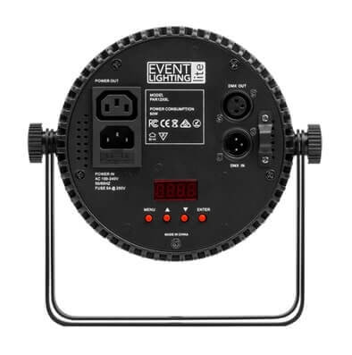 PAR12X12L - 12x 12W LED RGBWAU Parcan with IR Remote