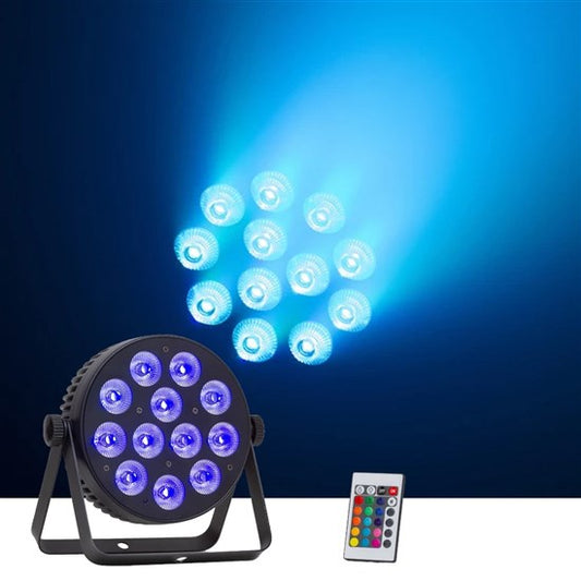 PAR12X8L - PRO PAR 12 X 8W RGBW WITH IR REMOTE